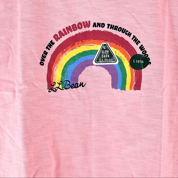 LL Bean Kids Glow-in-the-Dark Graphic Tee - L (14-16) - Picture 3 of 6